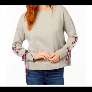 patriotic tommy hilfiger crewneck navy